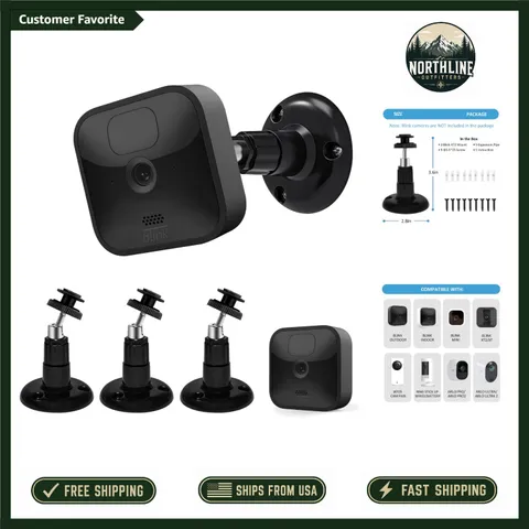 360° & 90° Tilt Blink Outdoor Camera Mount - 3-Pack, Ideal for Home Security