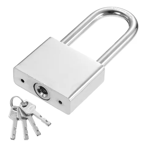 48 x 97mm Heavy Duty Lock Alloy Steel High Security Padlock with 4 Keys