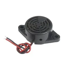 uxcell DC3-24V Industrial Continuous Sound Electronic Alarm Buzzer 85dB Black 
