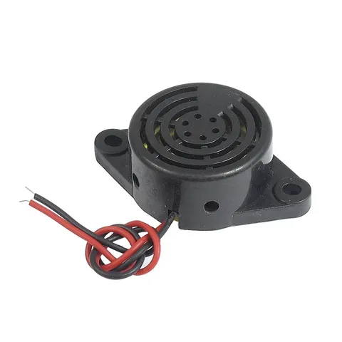 uxcell DC3-24V Industrial Continuous Sound Electronic Alarm Buzzer 85dB Black 