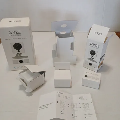 WYSE CAM V2 1080P CAMERA & SMART HOME SENSOR KIT Bundle Open Box NEW