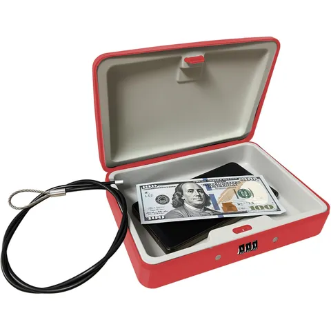 ® Water Fire Resistant Steel Lock Box 3-Ft Cable Keyless Outdoor Combo