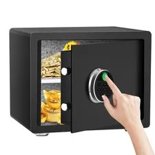 HSGCJS Biometric Fingerprint Safe Box with Digital Keypad, Security Safe for ...