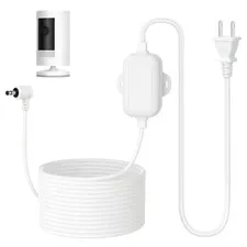 Outdoor Power Adapter for Stick up Cam Battery/Plug-In 3Rd Gen, 25 Ft Weather Re