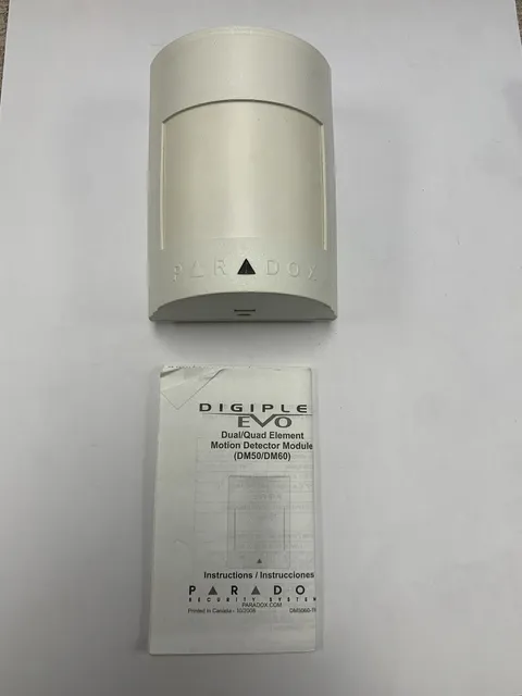 Paradox Security Alarm System-DM50 Dual Element Motion Detector Module