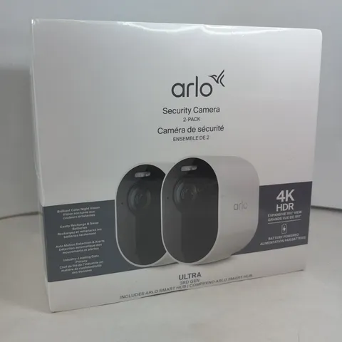 NEW Arlo Ultra Security Camera 4K 3rd Gen 2025 Release 2 Cameras with Smart Hub