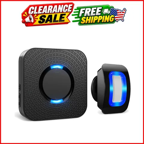 Wireless Motion Sensor LED Light - Motion Detector Alarm Chimes Door Sensor
