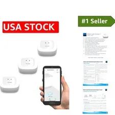 Ultimate Flood Defense: 3-Pack Water Leak Sensors with Real-Time Notifications