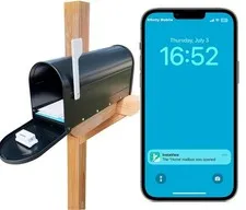 Wireless Mailbox Alert System with Sensors and Receiver, Mailbox Alarm for De...