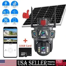 Solar Battery Powered Wifi Outdoor Pan/Tilt Home Security Camera System Wireless