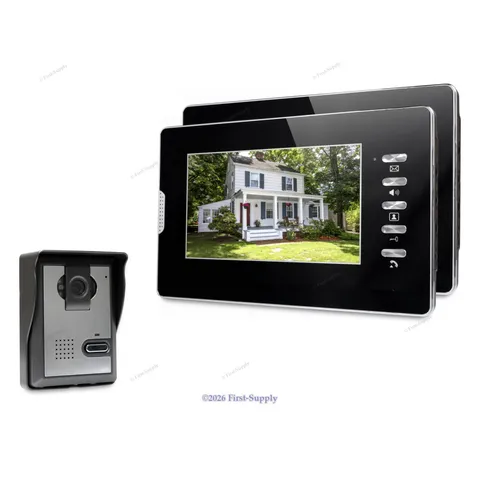7inch Video Door Phone Intercom System Electric Lock Supported for Home Security