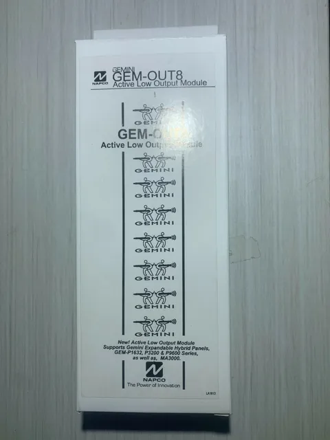 GEM-OUT8 NAPCO 8 OUTPUT ACTIVE LOW MODULE