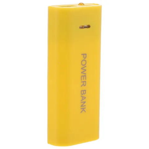 Portable Secret Hiding Container in Yellow for Emergency Cash and Jewelry