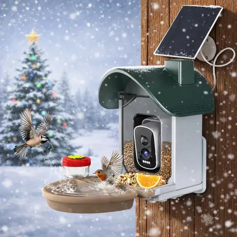 ™ AI Smart Bird Feeder W/ Camera 2.5K HD Live View & Photos Night Vision 10,000