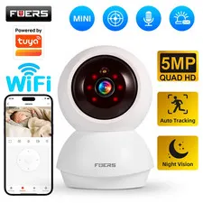 4K 8MP IP Camera Indoor Wifi Wireless Surveillance Works with Tuya Smart Home AP