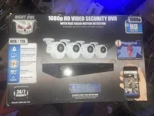 Night Owl HDA10P-10BU-841-PIR 8CH 1TB 1080p Wired Security System