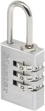 Master Lock 7620EURDCC Combination Padlock in Aluminium, Grey, 2 x 5.5 x 0.9 cm