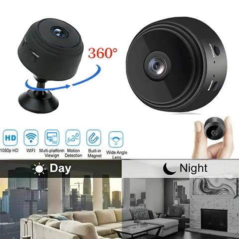 Mini Wireless Camera WiFi IP Home Security DVR Night Vision HD 1080P USB Camera