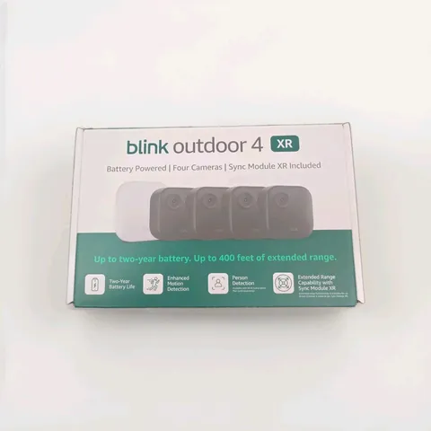 Blink Outdoor 4 XR 4-Camera Smart Security System Battery Powered *NEW SEALED*
