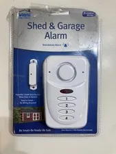 Sabre Home Series Shed & Garage Alarm Powerful 120dB Siren Sounds No Wiring