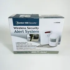 Bunker Hill Security Wireless Security Alert System 93068 White 400 FT Range