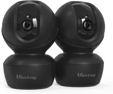 5G 4MP Security Camera Indoor, 2 Pack Dog Camera with Speaker 360 Motion Trackin