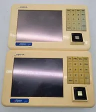 LOT OF 2 COPITRAK eCLIPSE FAX THERMINAL BIO TOUCH