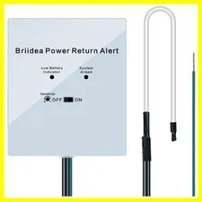Power Return Alarm, Utility Power Back on Alert for Generator, Loud Siren wit...