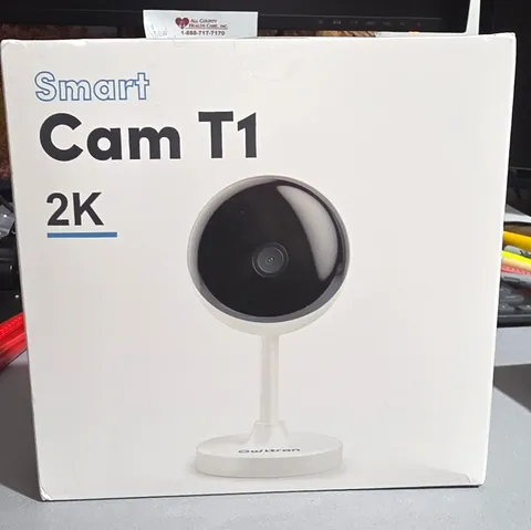 Owltron Smart Cam T1 2K Indoor Wi-Fi IP Camera Night Vision 2-Way Audio White