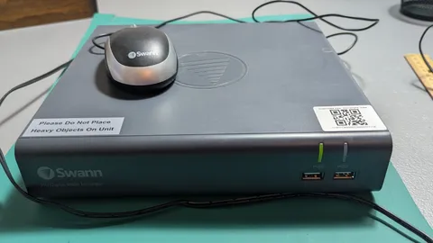DVR8-4580V 8-Channel CCTV Swann DVR Recorder Gray BNC HDMI VGA USB RJ-45 LAN 12V