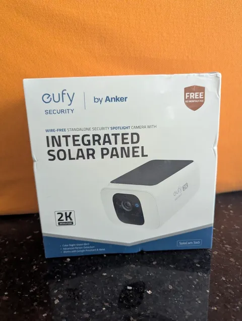 eufy Security SoloCam S40 Outdoor Wireless 2K Solar Spotlight Camera White