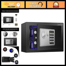 37-Key Wall Mount Electronic Key Safe with Sensor Light & Pin Code Access, Key T