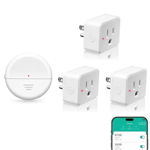 Nineleaf Wireless Motion Sensor Wifi Slim Outlet 260FT Remote Smart Switch | Adj