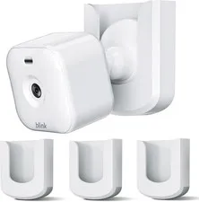 No Drill Blink Mini Camera Wall Mount 3 Pack Adhesive White