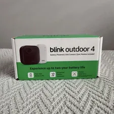 Blink Outdoor 4 Wireless Wi‑Fi Battery 1080p Camera Motion/Weatherproof Alexa