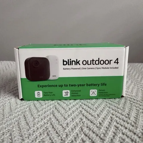 Blink Outdoor 4 Wireless Wi‑Fi Battery 1080p Camera Motion/Weatherproof Alexa