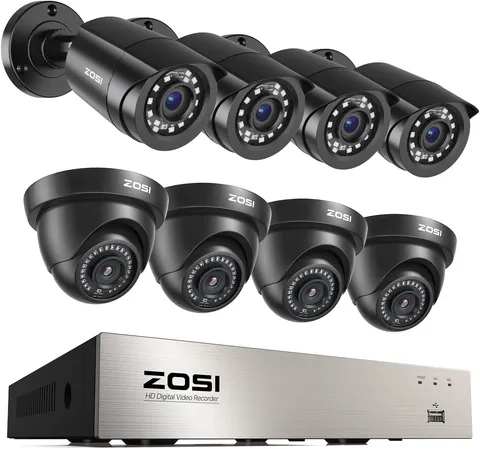 ZOSI 8CH 3K Lite Security Camera System AI Detection