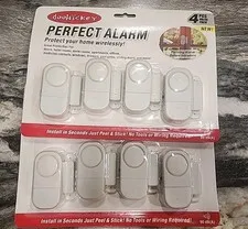 Lot Of 2 Perfect Alarm  for door window Self Adhesive Personal Home Security 