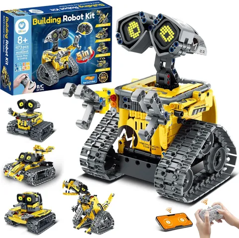 Sillbird Robot Building Kit with Remote Control STEM Gift for Boys Age 8-14...