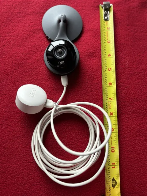 Google Nest Cam Indoor Security Camera A0005 1st Gen w/PA | O473