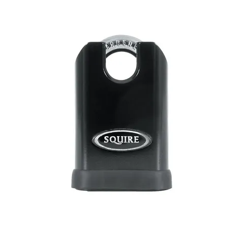 Squire SS50CP5 Stronghold Solid Steel & Brass Padlock 50mm Closed Shackle CEN3