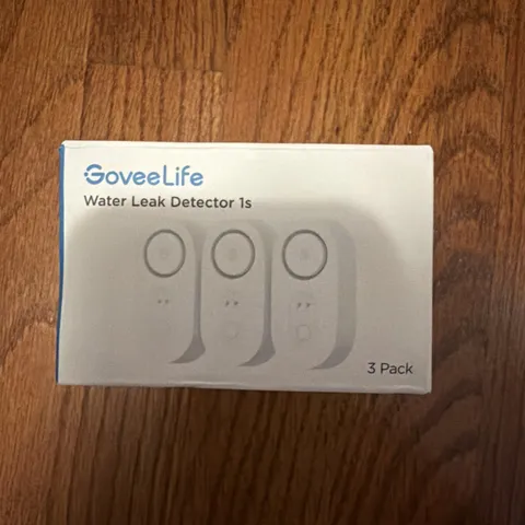 Govee Water Leak Drip Detector 1s 3 Pack H5059 Alert Alarm Audio Sensor Open Box