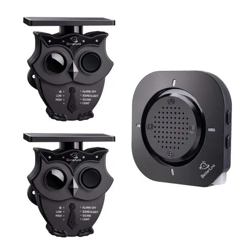 Solar Wireless Driveway Alarm System 1/2 Mile Range IP65 Weatherproof - 120dB