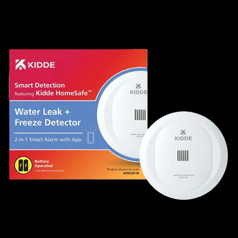 Kidde Smart Water Leak and Freeze Detector WiFi 60WLDR-W Lot Of 2