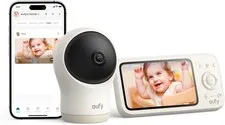 Baby Monitor C10 W/ 2K HD Camera 4.5" 480p Display 4× Zoom Pan-Tilt Night Vision