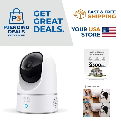 Home Security Camera E220 - Wireless Indoor Surveillance with Mobile Alerts