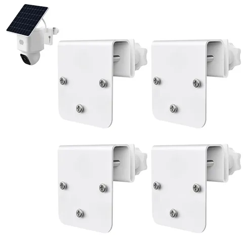 4 Pack Gutter Mount Bracket Compatible with Eufy SoloCam S340/E30/E42 and 4G ...