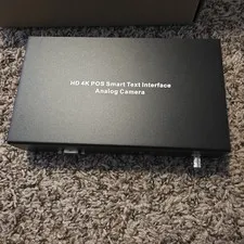 TEXT INSERTER 4K CCTV OVERLAY- NO NETWORK REQUIRED