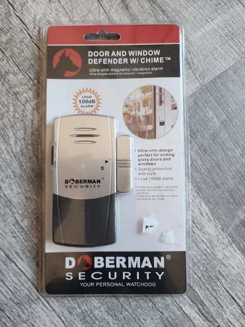 Doberman Security Door and Window Defender with Chime (SE-0101) Sealed BRAND NEW