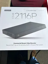 Alarm.com CSVR2116P Commercial Stream Video Recorder 16-Channel w/ Built-in PoE